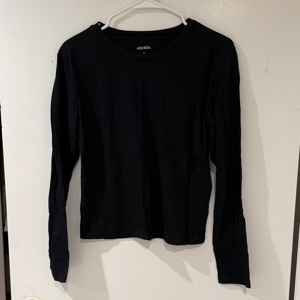 ✨ 4/$15 wild fable Black Long Sleeve Tee